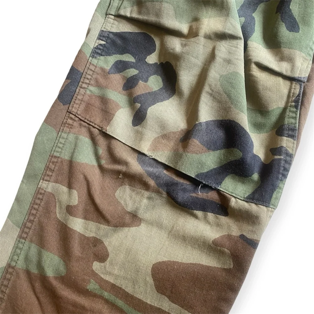 Authentic Vintage US Army Military Camouflage Jacket & Pants | Large & Medium